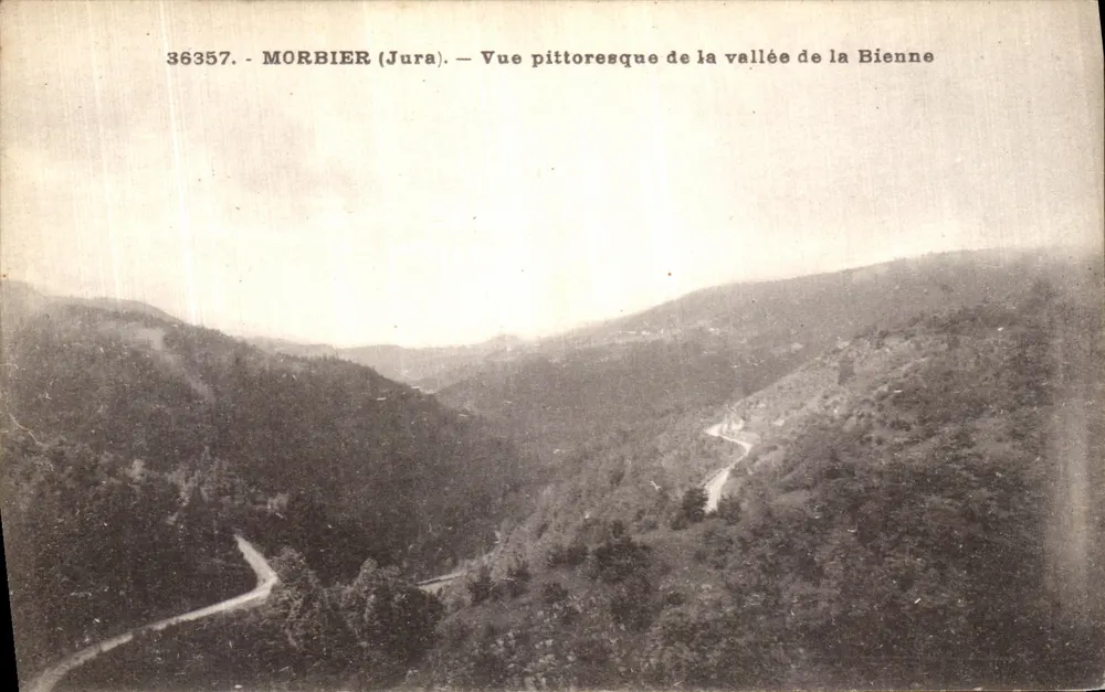 Morbier (Jura) — Ansicht der malerischen Bienne-Tal — n° 36357 - Vorderseite