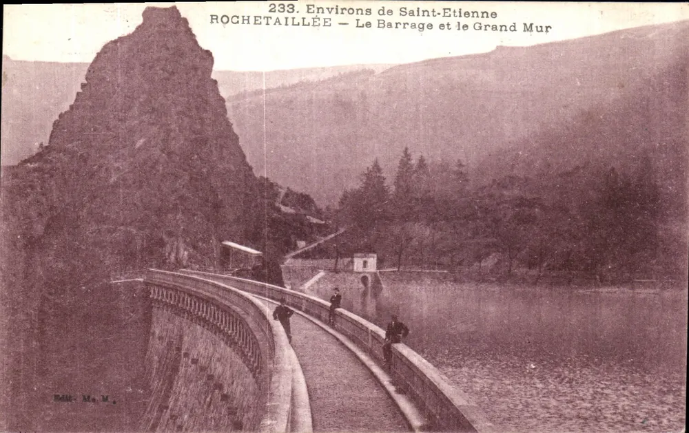 Rochetaillée — Der Staudamm und die große Mauer — Verlag Ma. M., Nr. 233 - Vorderseite