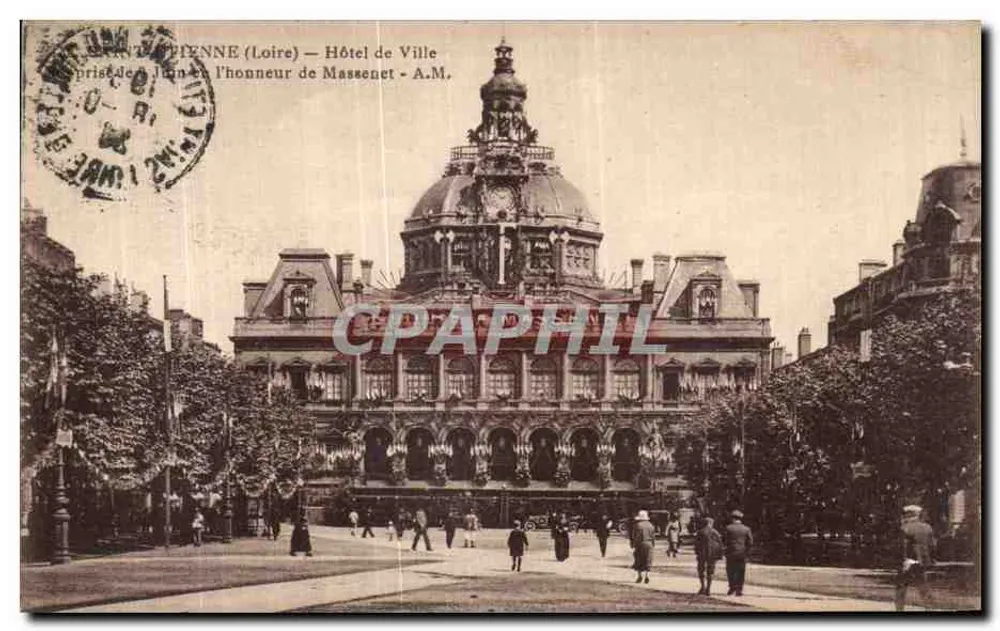 Sainte-Émilion (Loire) — Hotel de Ville — A.M. - Frente