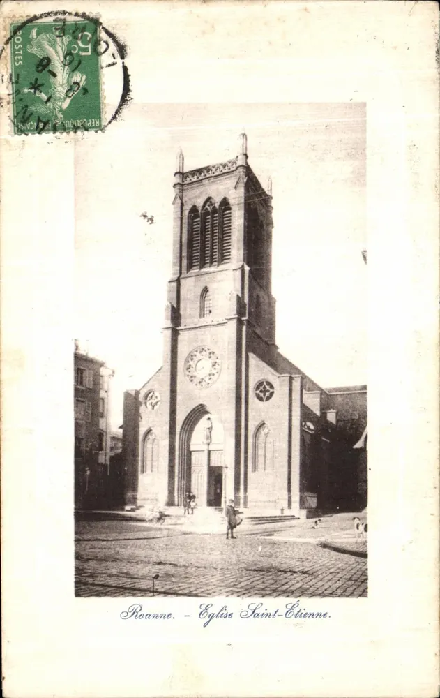 Roanne - Igreja de São Etienne — Editora especial dos Magasins Aux Dames de France, n°421 - Frente