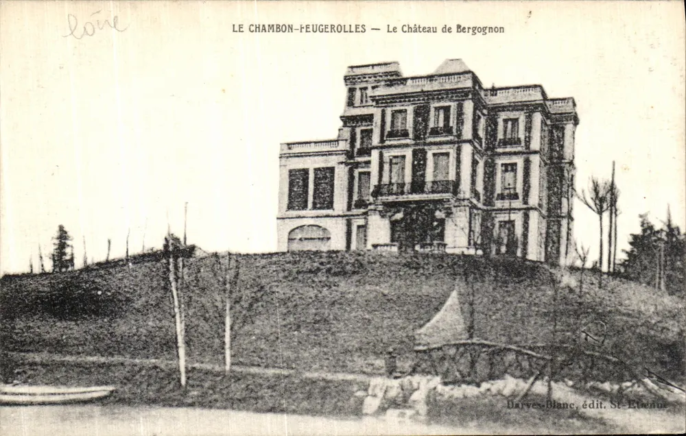 Le Chambon-Feugerolles — Schloss Bergognon — Darves-Blanc, Verlag St-Etienne - Vorderseite
