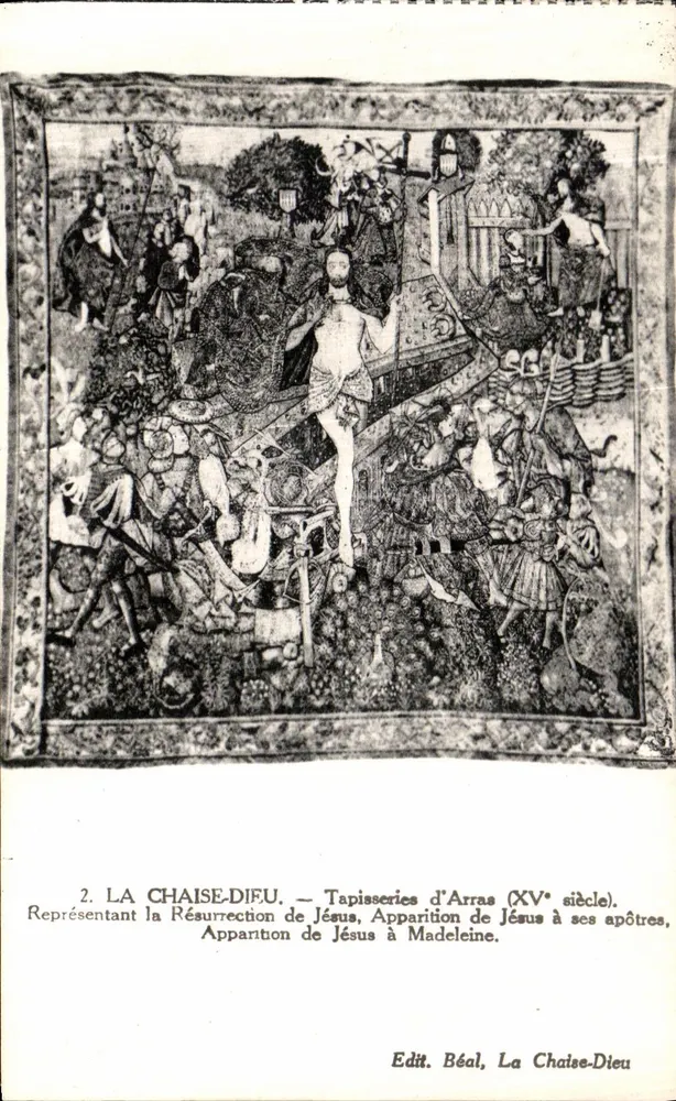 La Chaise-Dieu — Arras-Tapisserien (15. Jahrhundert) — Edit. Béal, La Chaise-Dieu - Vorderseite