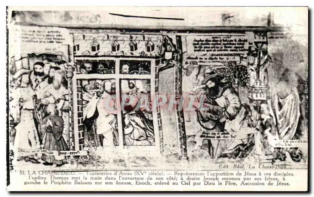 La Chaise-Dieu — Arras-Tapisserien (15. Jahrhundert) — Édit Béol - Vorderseite