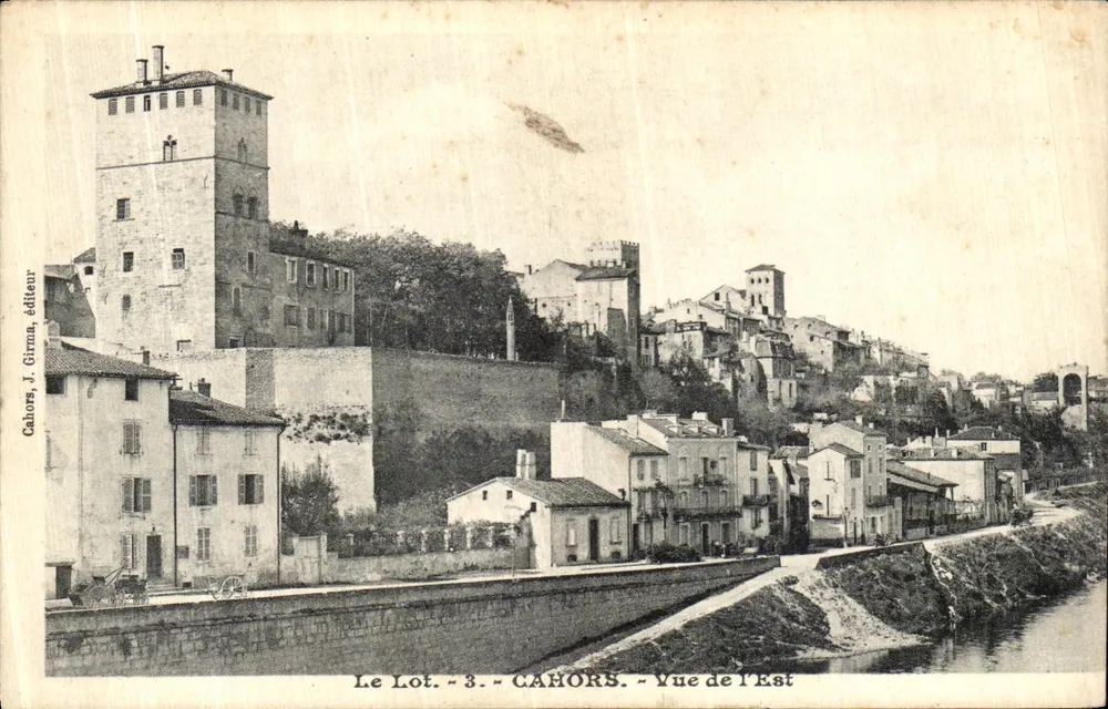 Cahors - Vista do Leste — O Lot. - 3. - Cahors, J. Girma, editor - Frente