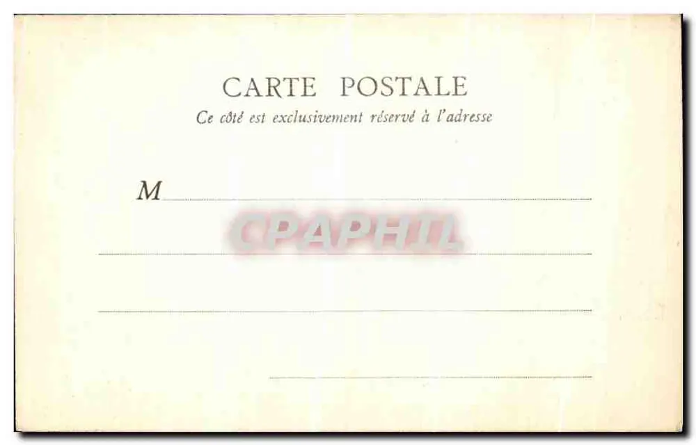 Reims — Praça Saint-Jacques — B. F., Paris - Verso