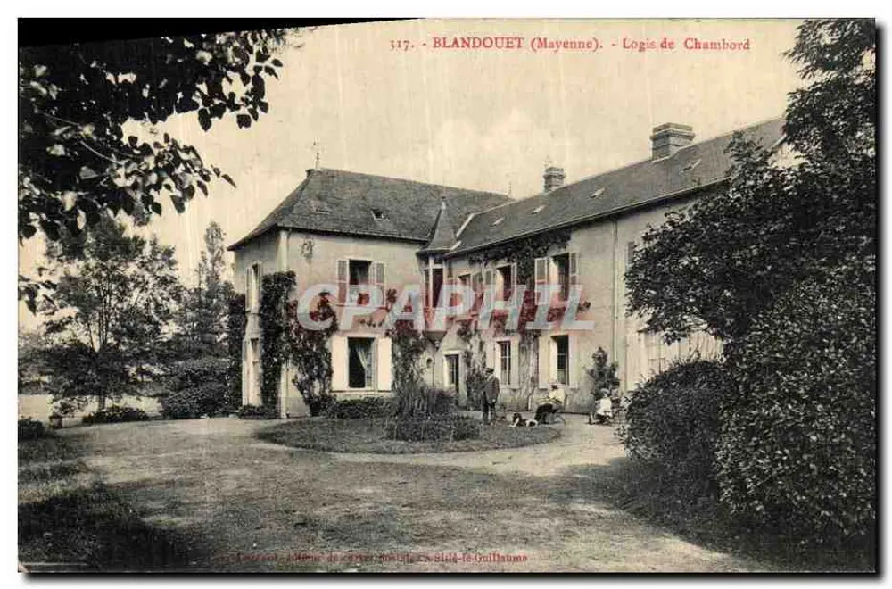 Blandouet (Mayenne) — Logis de Chambord — Editor: Méne de Céret, n° 347 - Frente