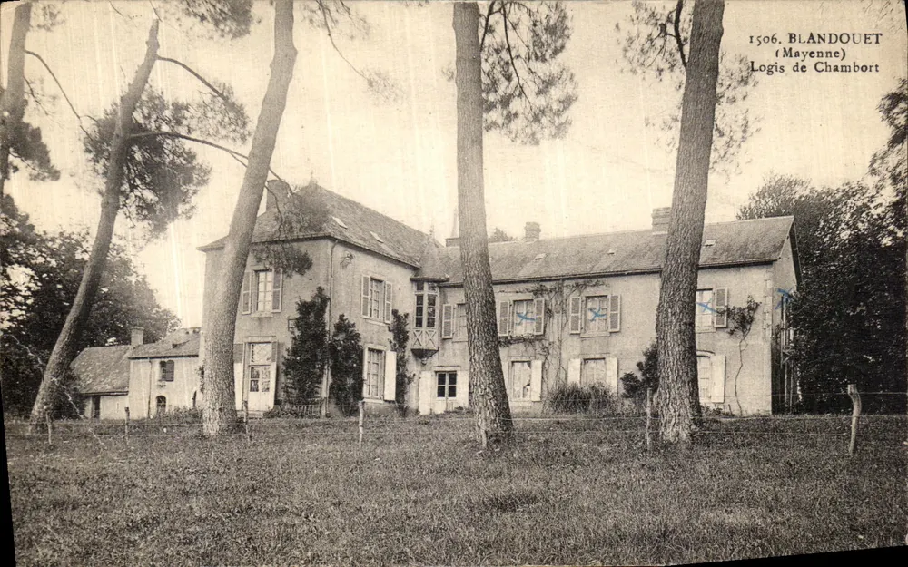 Blandouet (Mayenne) — Logis de Chambort — editor Papry-Lugand, n° 1506 - Frente
