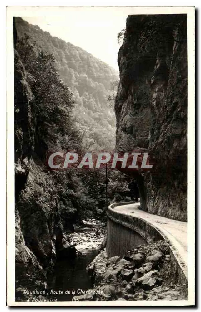 Douphine. Route von Chartreuse nach Eourvoirie — Photographie Oddoux - Grenoble - Vorderseite