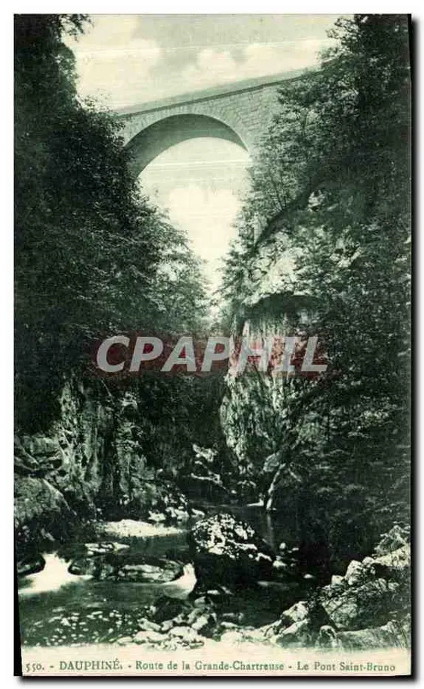 Brücke Saint-Bruno — Route der Grande-Chartreuse — P. Gaude, Foto. Verlag (Isère) - Vorderseite
