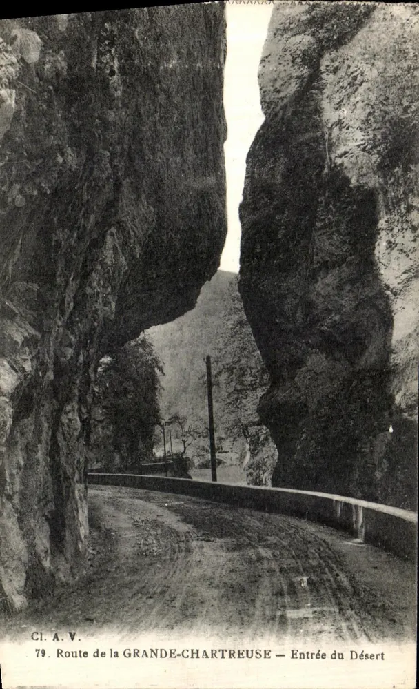 Route de la Grande-Chartreuse — Eingang in den Wüsten — CI. A. V. n°79 - Vorderseite