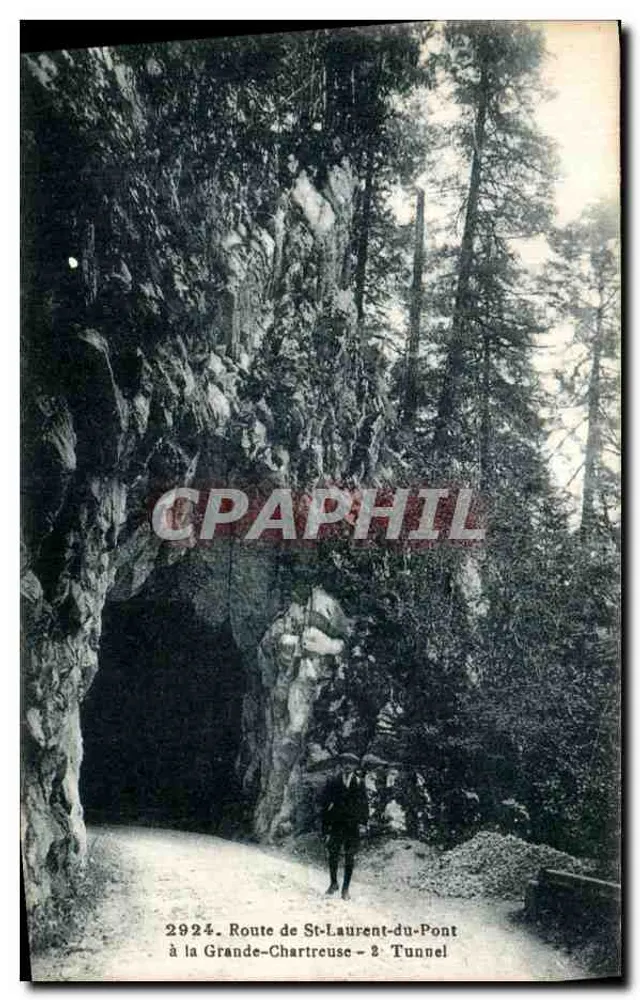 Route von St-Laurent-du-Pont nach Grande-Chartreuse — Tunnel — Fotografie Grimal, Rumembéry - Vorderseite