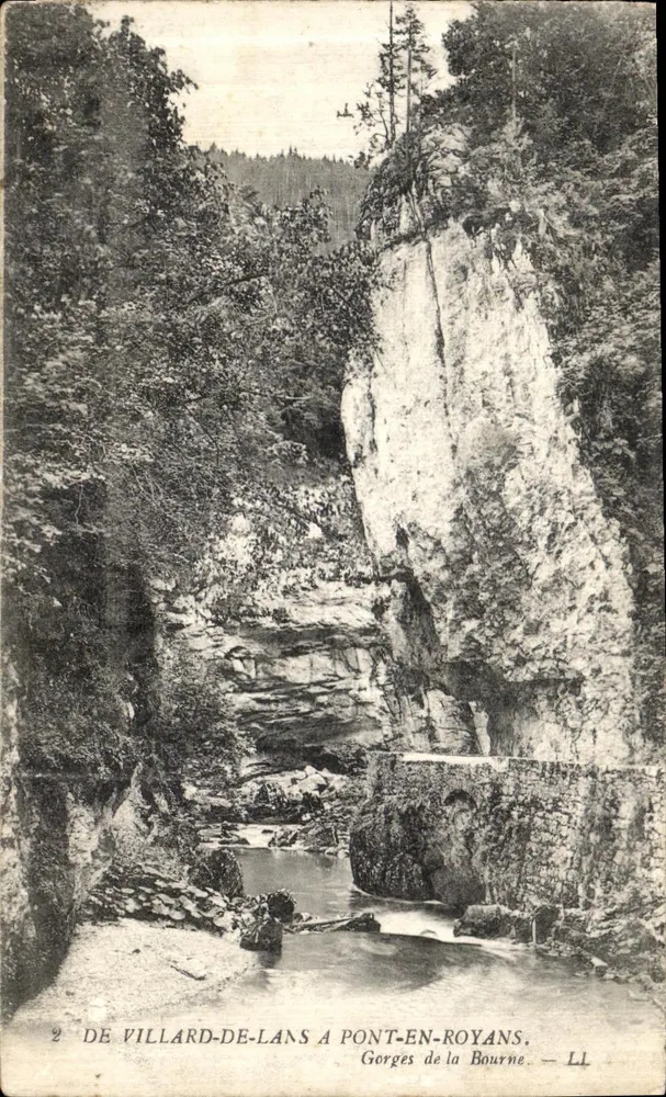 Schluchten der Bourne — Von Villard-de-Lans bis Pont-en-Royans — LL - Vorderseite