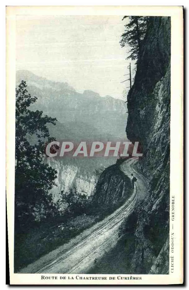 Rodovia da Chartreuse de Curières — Cliché Oddoux — Grenoble - Frente