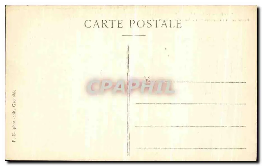Umgebung von GRENOBLE — Route de St-Pancrasse — Tal der Isère — n°541 - Rückseite