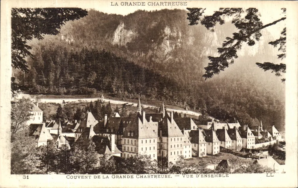 A Grande Chartreuse — Mosteiro da Grande Chartreuse — Vista geral — LL, n°31 - Frente