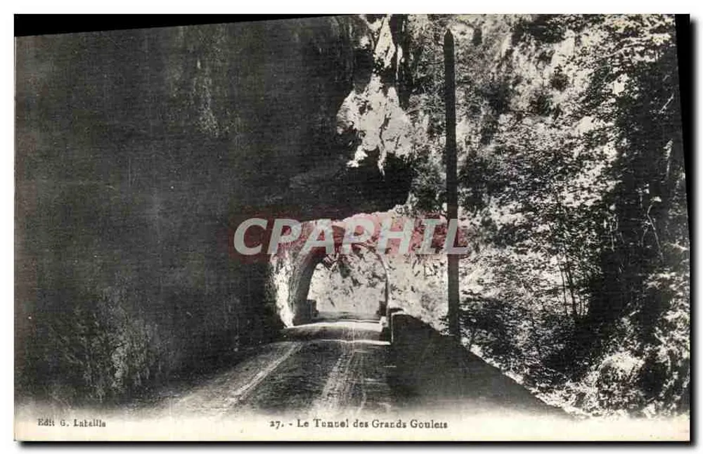 O Tunel dos Grandes Goulets — Editado por G. Lataille, n° 27 - Frente