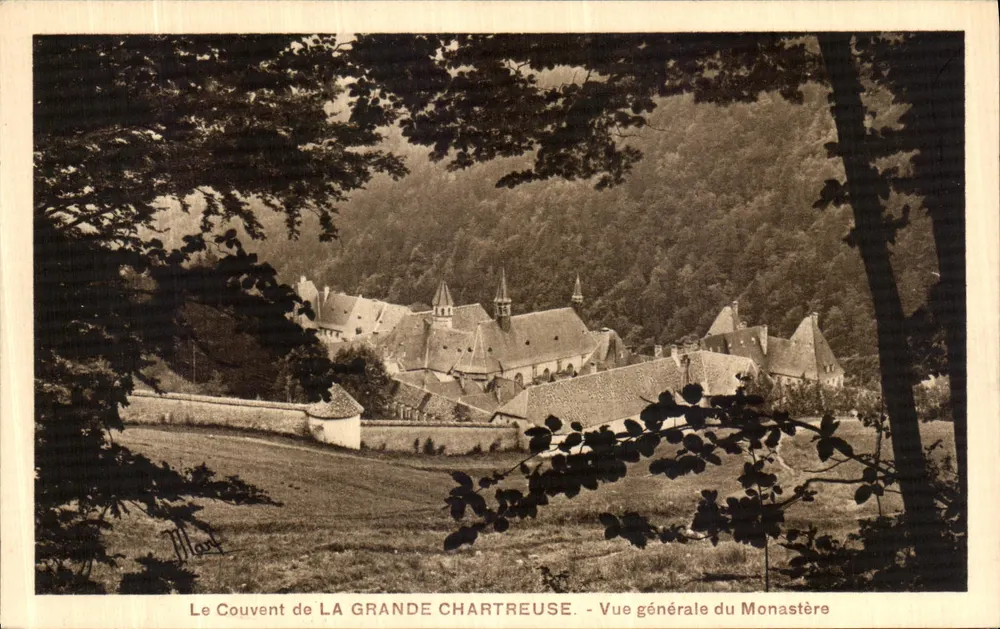 Das Kloster LA GRANDE CHARTREUSE - Allgemeiner Blick auf das Kloster - Vorderseite
