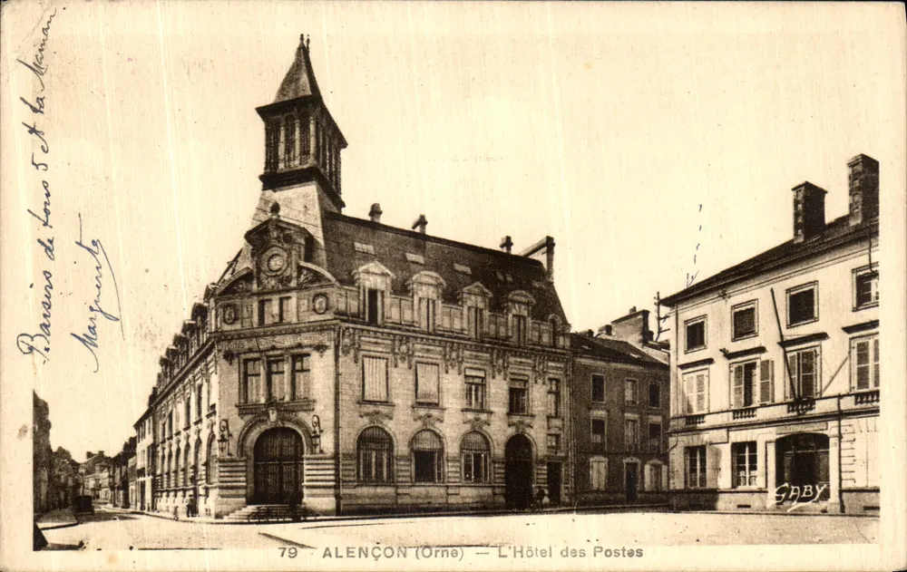 Alençon (Orne) — O Hotel das Postas — Saby - Frente
