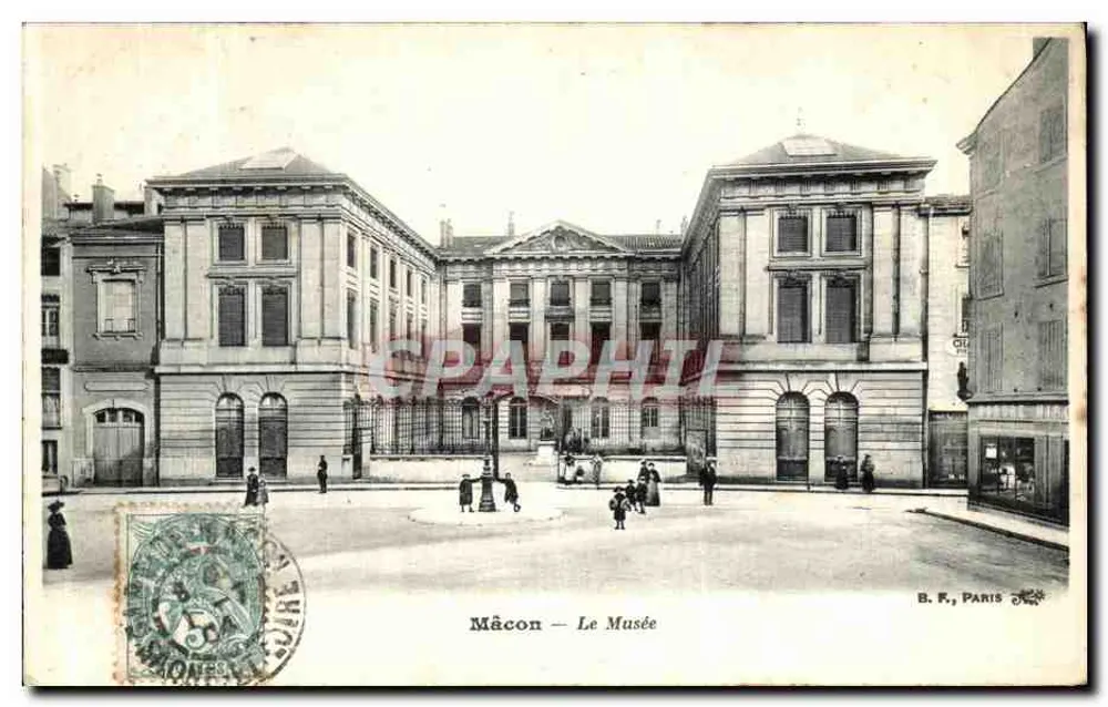 Mâcon — Visão do Museu — B. F., Paris - Frente