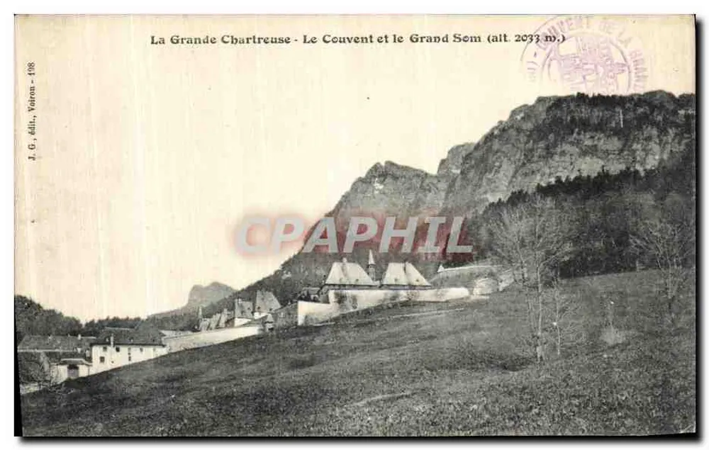 La Grande Chartreuse - Das Kloster und der Grand Som (Höhe 2033 m.) — J.G., Verlag, Voiron - 198 - Vorderseite