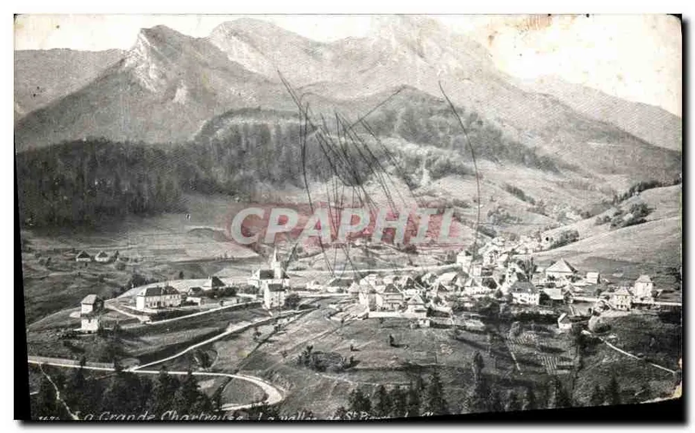 La Grande Chartreuse — Die Talsohle von St-Bonnet — Verleger/Drucker nicht sichtbar - Vorderseite