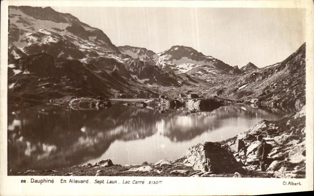 Lac Carré — Sept Laux — Dauphiné — In Allevard — 2130m — CI Albert - Vorderseite
