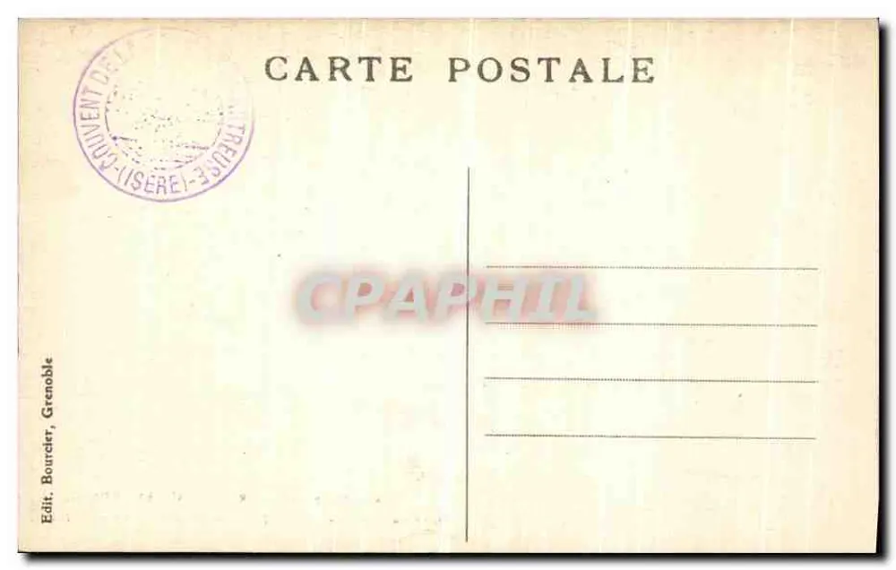 Innenraum des Konvents — Zimmer des Generalkommissars — Grande-Chartreuse - Rückseite