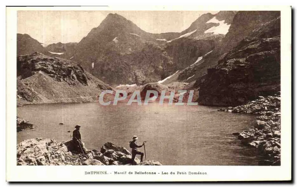 Dauphiné - Massiv Belledonne - See Petit Doménon — P.G. phot-édit, Grenoble - Vorderseite