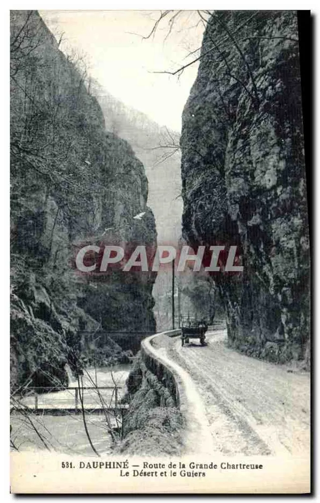 Dauphiné — Route de la Grande Chartreuse, Le Désert et le Guiers — P. Gaude, Grenoble - Vorderseite