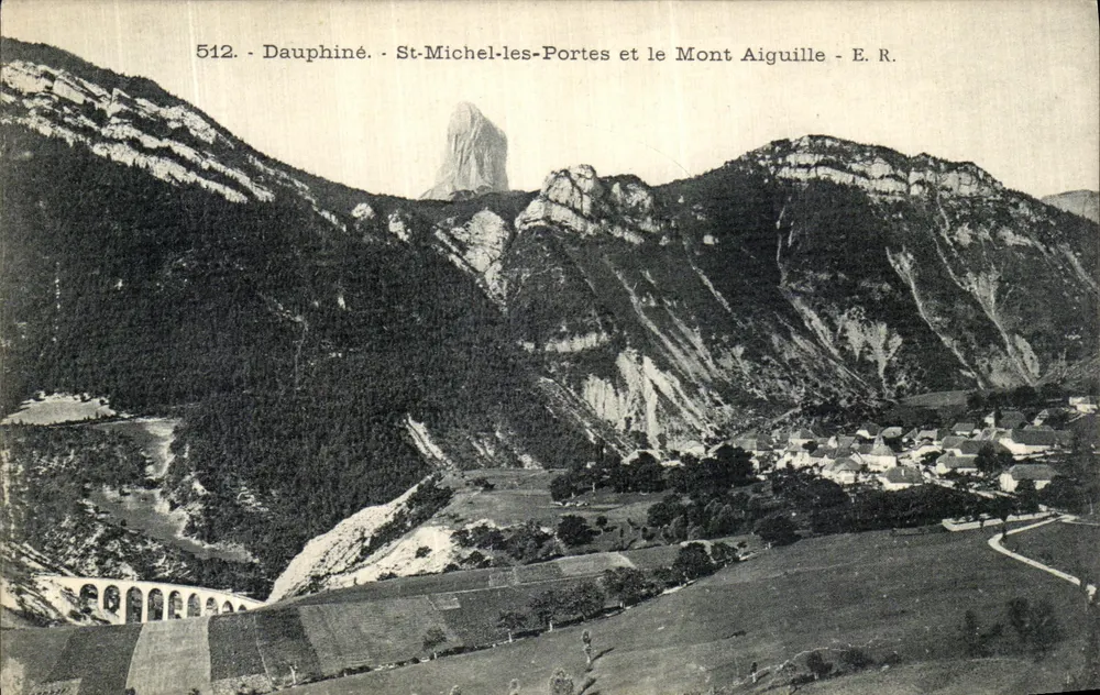 St-Michel-les-Portes und der Mont Aiguille - Dauphiné — E.R. n°512 - Vorderseite