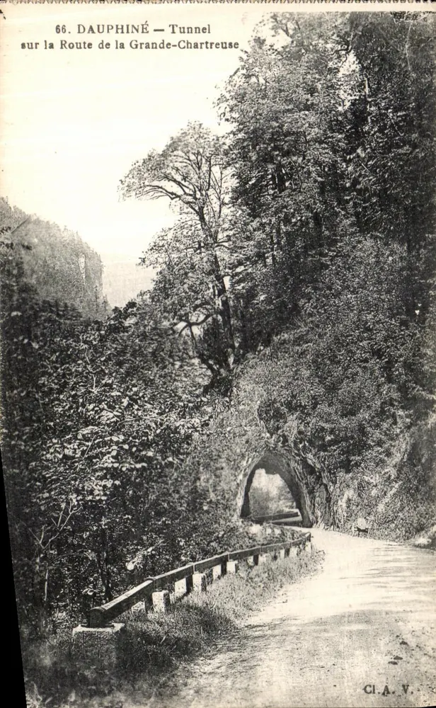 Dauphiné — Tunnel auf der Route de la Grande-Chartreuse — CI.A.V. n°66 - Vorderseite