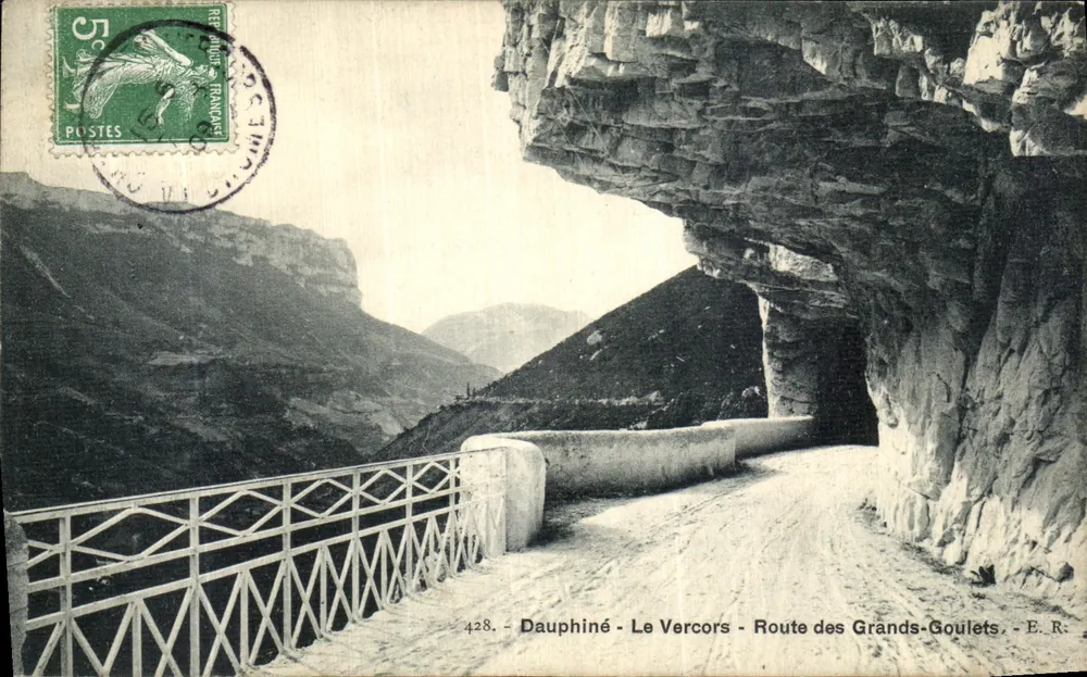 Dauphiné - Le Vercors - Route des Grands-Goulets — E.R. n°428 - Vorderseite