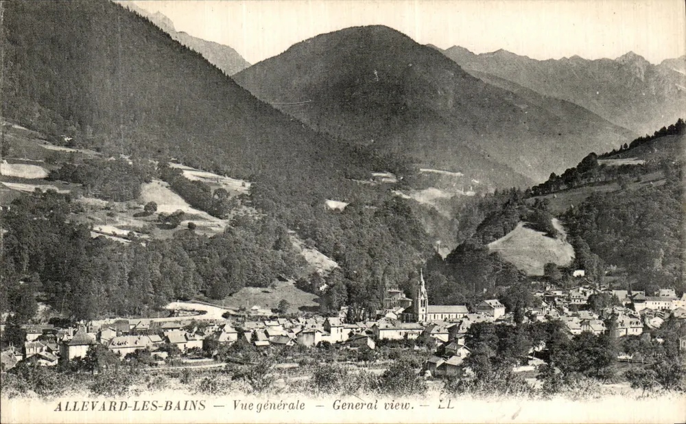 Allevard-les-Bains — Vista geral — Editor LL - Frente