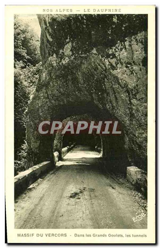 Massif du Vercors — In den Grands Goulets, die Tunnel — Edition « ERCÉ » N. 165 - Vorderseite