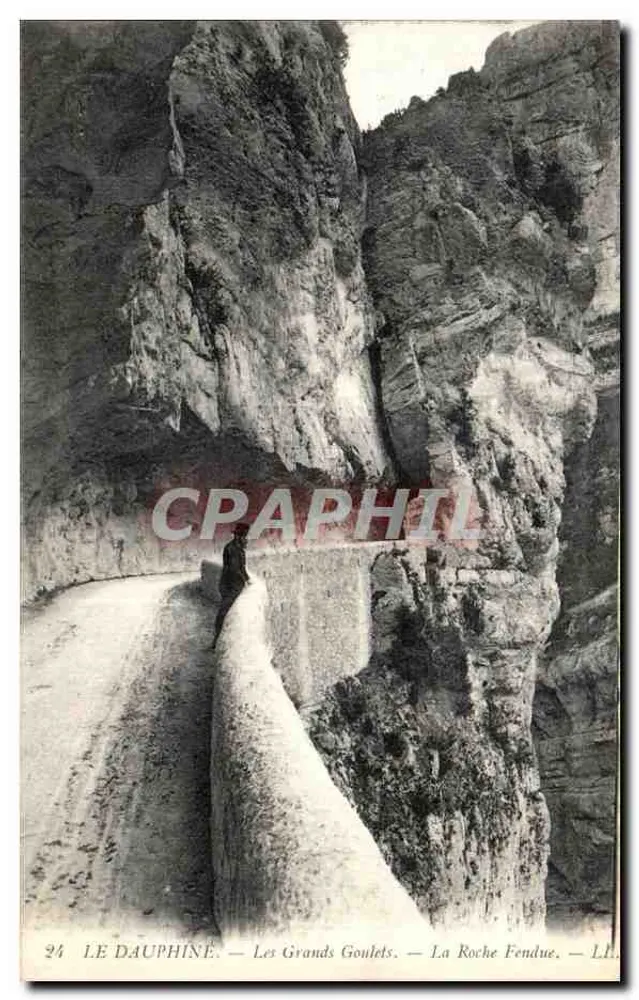 Das Dauphiné — Die Grands Goulets — La Roche Fendue — L.L. — n°24 - Vorderseite