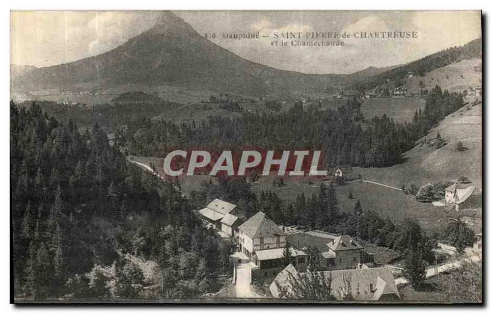 Saint-Pierre-de-Chartreuse i Chamechaude — Dauphiné — wydawca nieznany, numer seryjny 810 - Awers