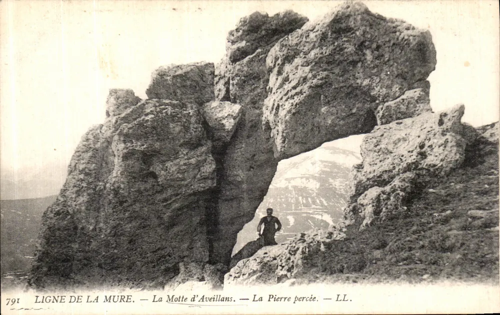 Linie von La Mure — La Motte d'Aveillans — La Pierre percée — LL - Vorderseite