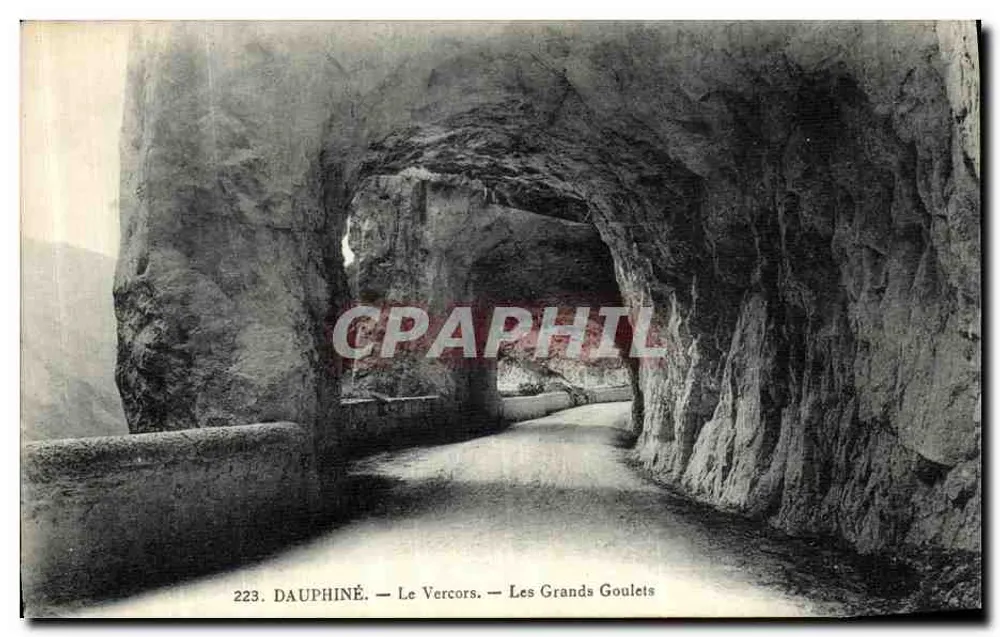 I Grandi Goulets — Il Vercors — D.A.UPHINÉ — n°223 - Recto