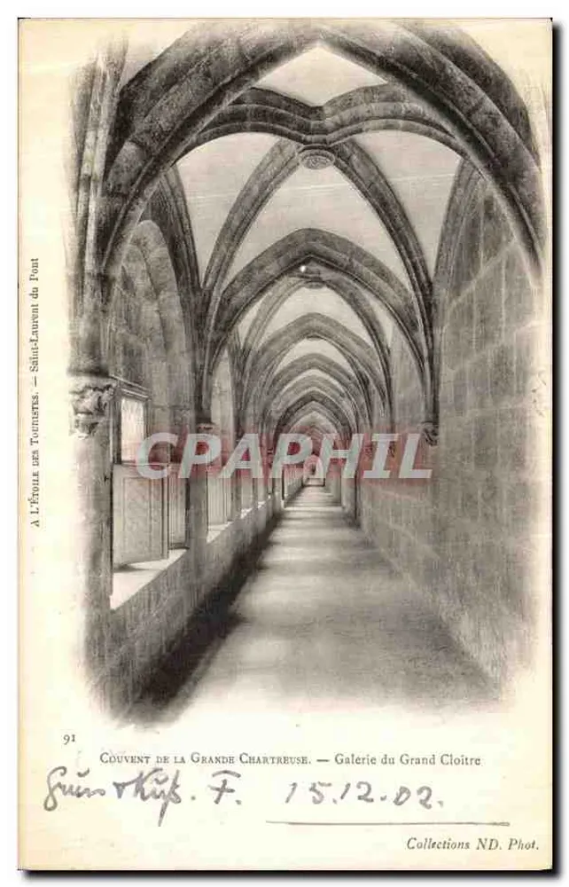 Kloster der Grande Chartreuse — Galerie des Großen Kreuzgangs — Saint-Laurent du Pont - Vorderseite