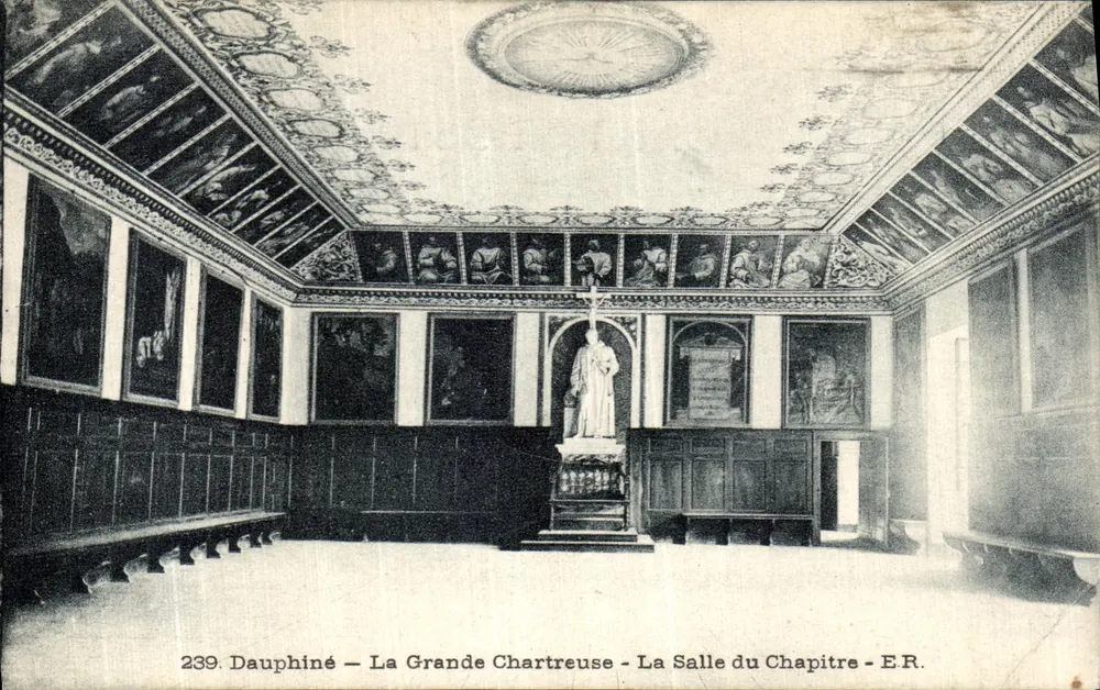Dauphiné — La Grande Chartreuse — Die Kapitelhalle — E.R. — n°239 - Vorderseite