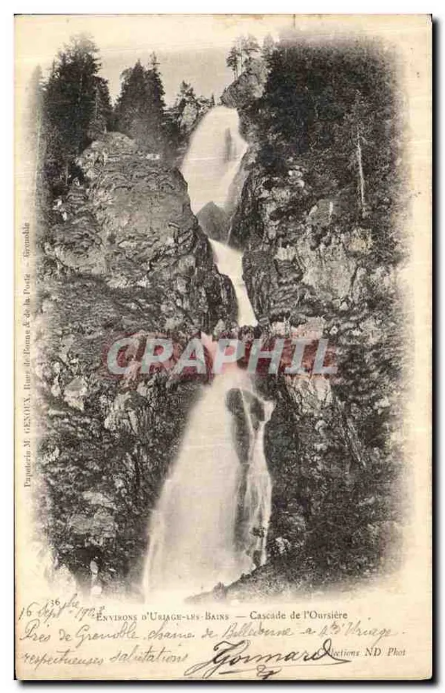 Dintorni di Usiage-les-Bains — Cascata dell'Outsière — Gonnard - Recto