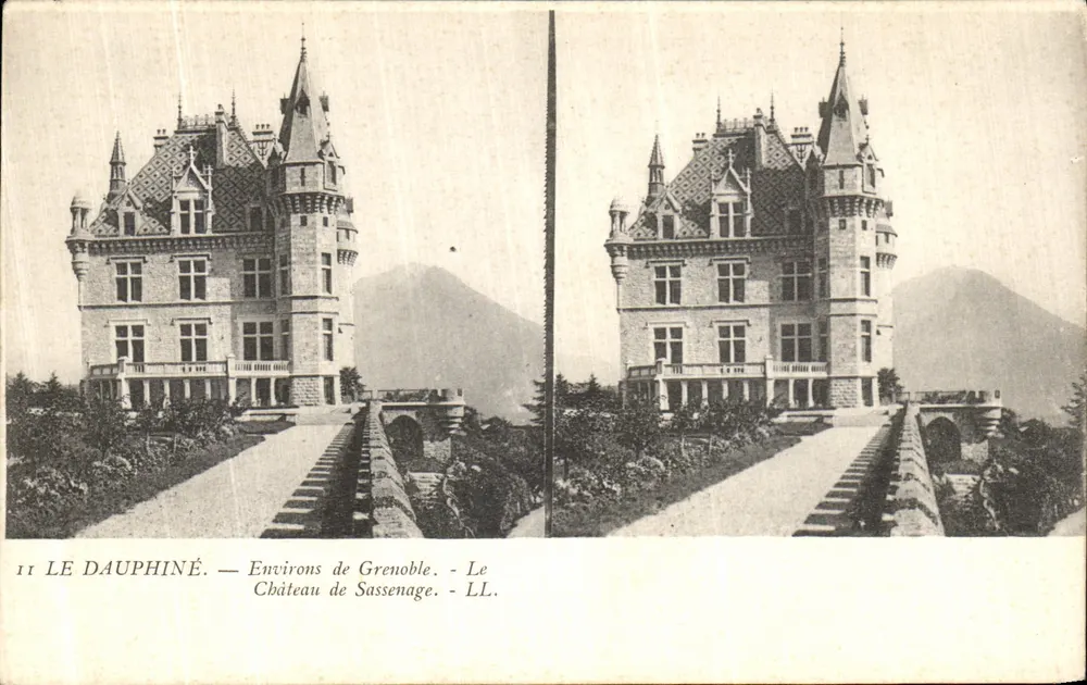 Das Dauphiné — Umgebung von Grenoble — Schloss Sassenage — LL. - Vorderseite