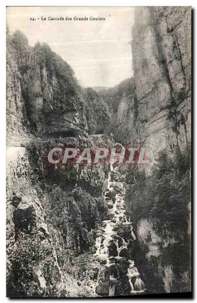 A Cascata dos Grandes Goulets — n°24 — editor não visível - Frente