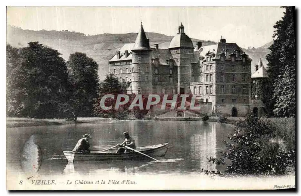Vizille — Schloss und Wasserbecken — Rapid-Photo - Vorderseite