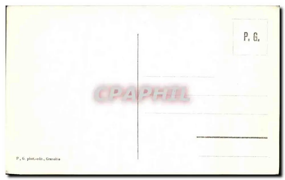 Dauphiné - Vizille - O Castelo Lesdiguières - Verso