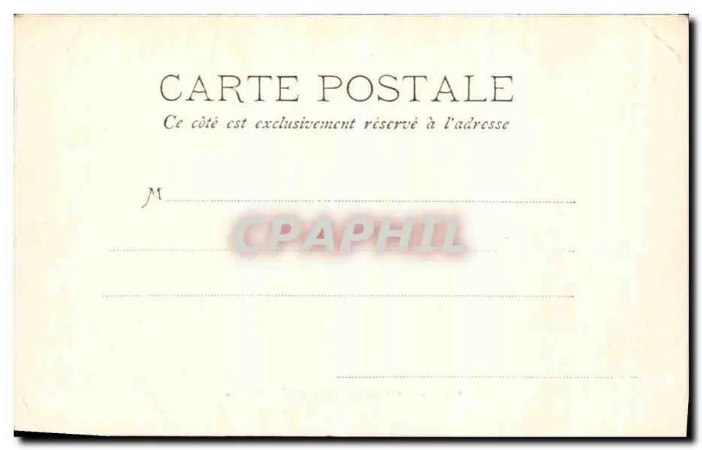 Dauphiné — Castelo de Vizille — Papeterie des Alpes Eug. Robert, Grenoble - Verso
