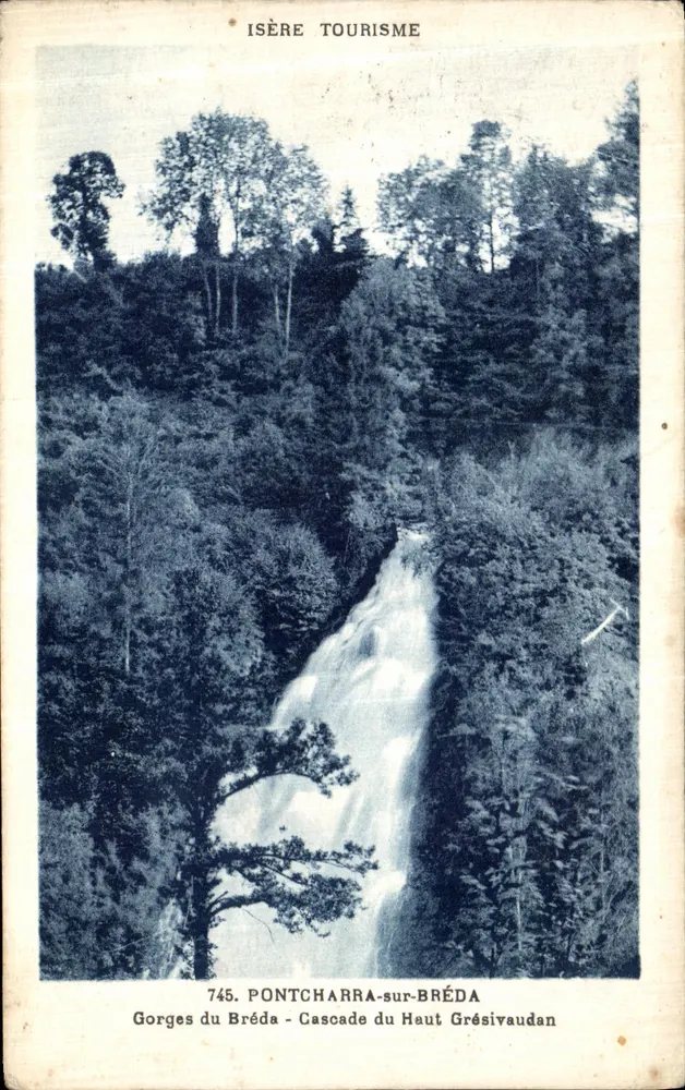 Gorges del Breda - Cascata del Haut Grésivaudan — ISÈRE TOURISME, n°745 - Recto