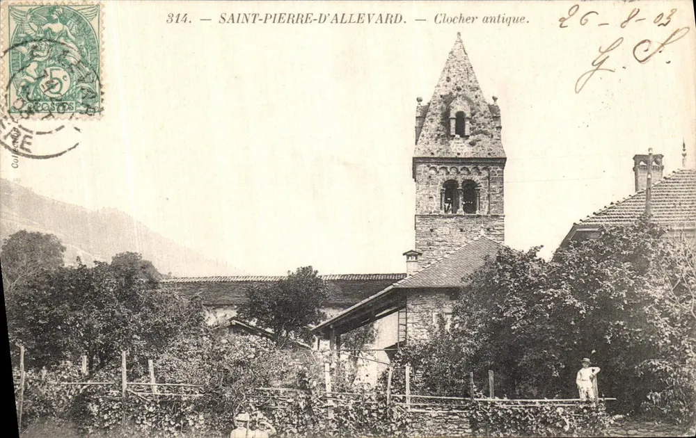 Saint-Pierre-d'Allevard — Stare dzwonnice — Wydawca anonimowy, n° 314 - Awers