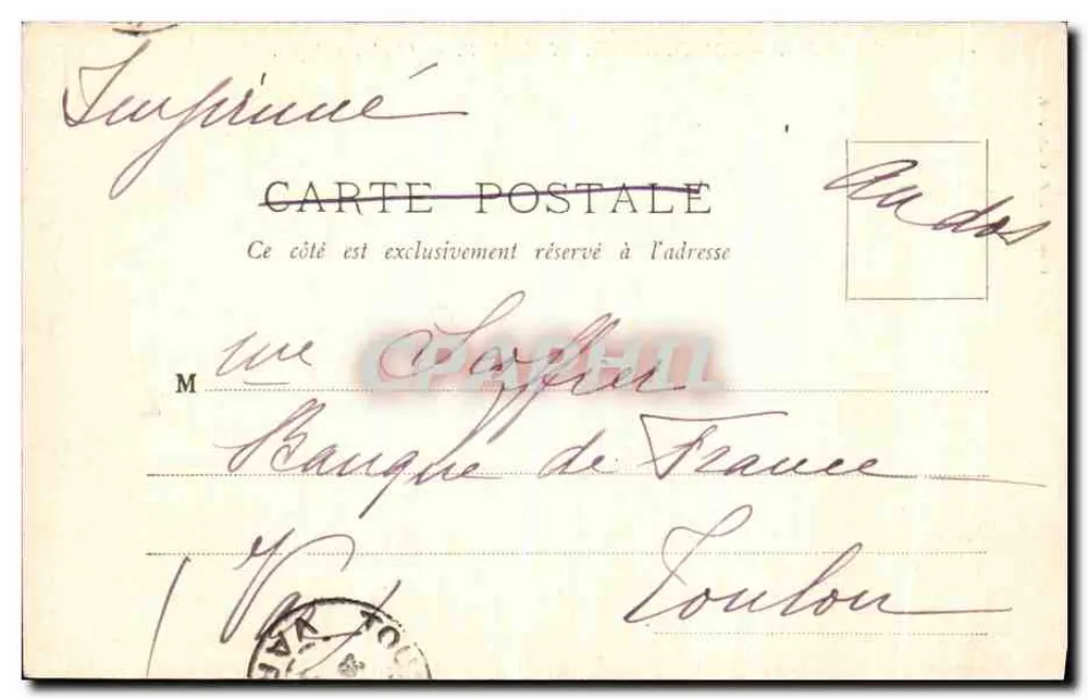 Saint-Pierre-d'Allevard — Stare dzwonnice — Wydawca anonimowy, n° 314 - Rewers