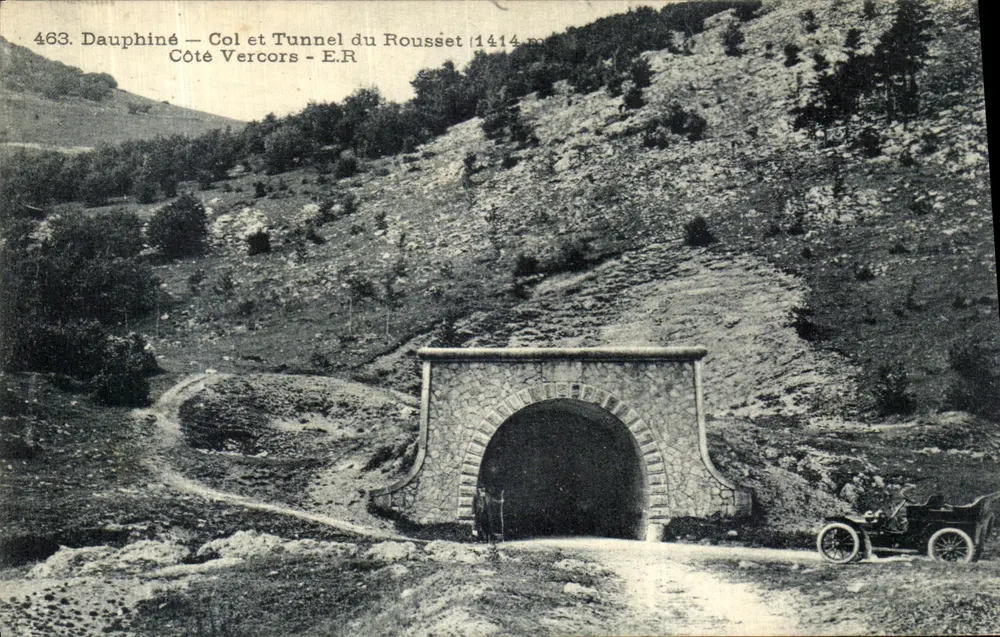 Dauphiné — Col und Tunnel du Rousset (1414 m) — Côté Vercors - E.R. — Verlag: Côté Vercors - E.R. - Vorderseite